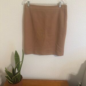 J.Crew “The Pencil Skirt” – Camel Brown – Size 8 – Pre owned